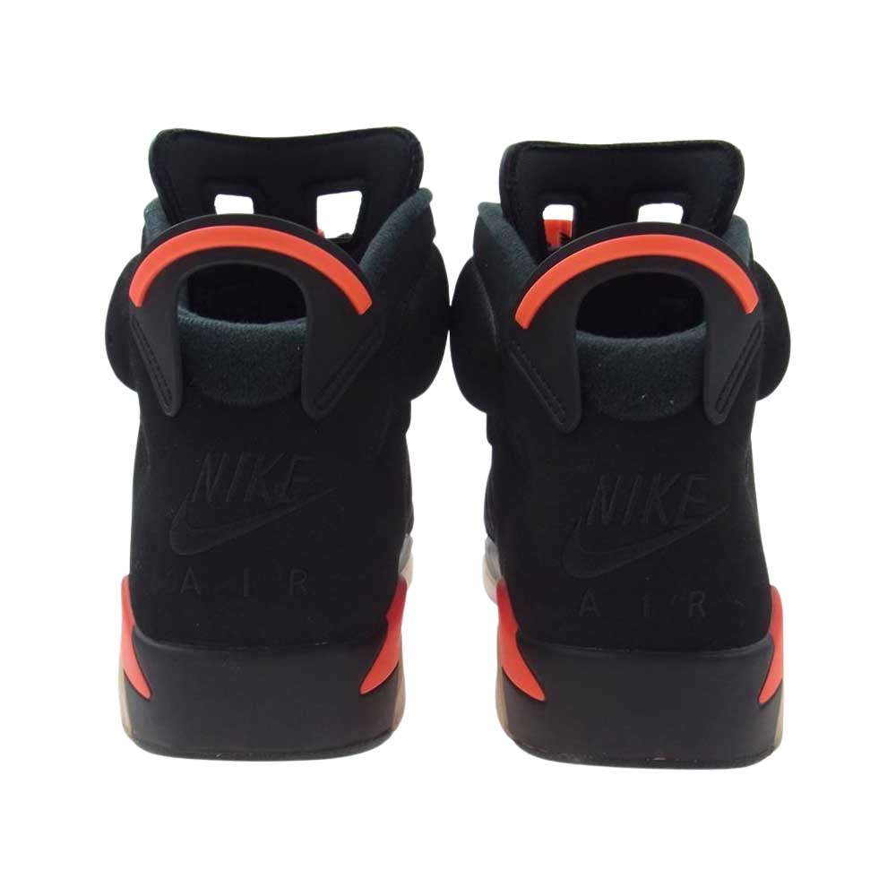 NIKE AIR JORDAN ナイキ ジョーダン 384664-060 AIR JORDAN 6 RETRO OG BLACK INFRARED エアジョーダン6 OG ブラック インフラレッド ハイカット スニーカー ブラック系 29.0cm【中古】