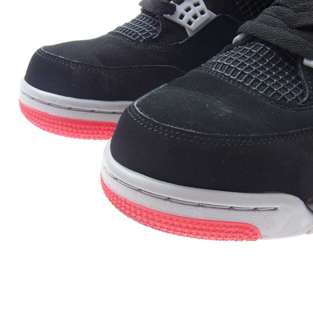 NIKE AIR JORDAN ナイキ ジョーダン 308497-060 AIR JORDAN 4 RETRO BRED エアジョーダン4 レトロ ブレッド ハイカット スニーカー ブラック系 29.0cm【中古】