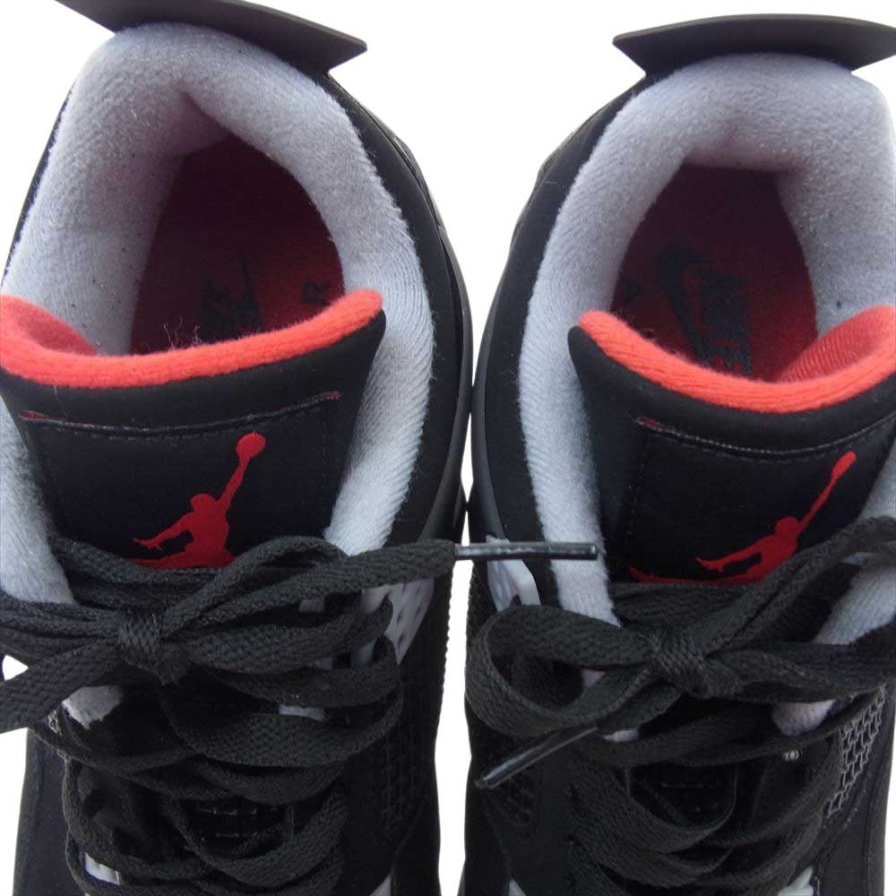 NIKE AIR JORDAN ナイキ ジョーダン 308497-060 AIR JORDAN 4 RETRO BRED エアジョーダン4 レトロ ブレッド ハイカット スニーカー ブラック系 29.0cm【中古】
