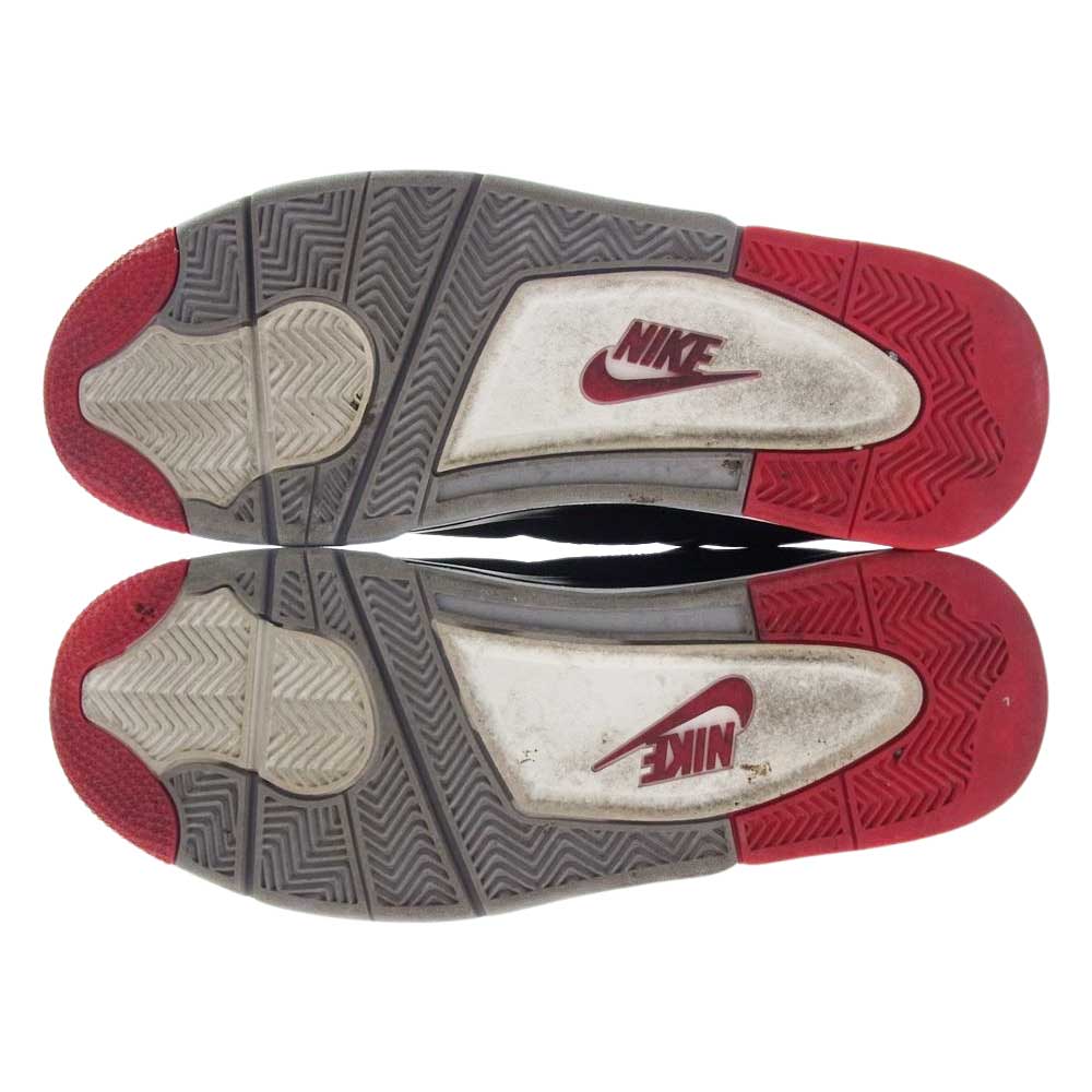 NIKE AIR JORDAN ナイキ ジョーダン 308497-060 AIR JORDAN 4 RETRO BRED エアジョーダン4 レトロ ブレッド ハイカット スニーカー ブラック系 29.0cm【中古】