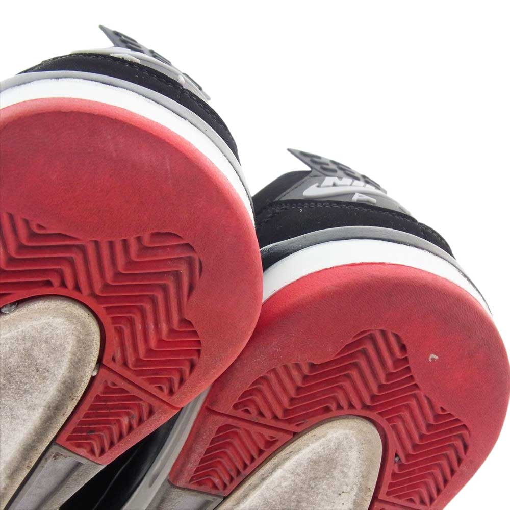 NIKE AIR JORDAN ナイキ ジョーダン 308497-060 AIR JORDAN 4 RETRO BRED エアジョーダン4 レトロ ブレッド ハイカット スニーカー ブラック系 29.0cm【中古】