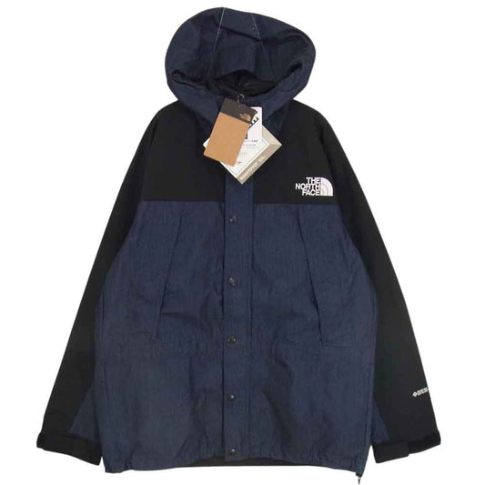 THE NORTH FACE ノースフェイス NP12032 MOUNTAIN LIGHT DENIM JACKET マウンテンライト デニム ジャケット ネイビー系 XL【極上美品】【中古】