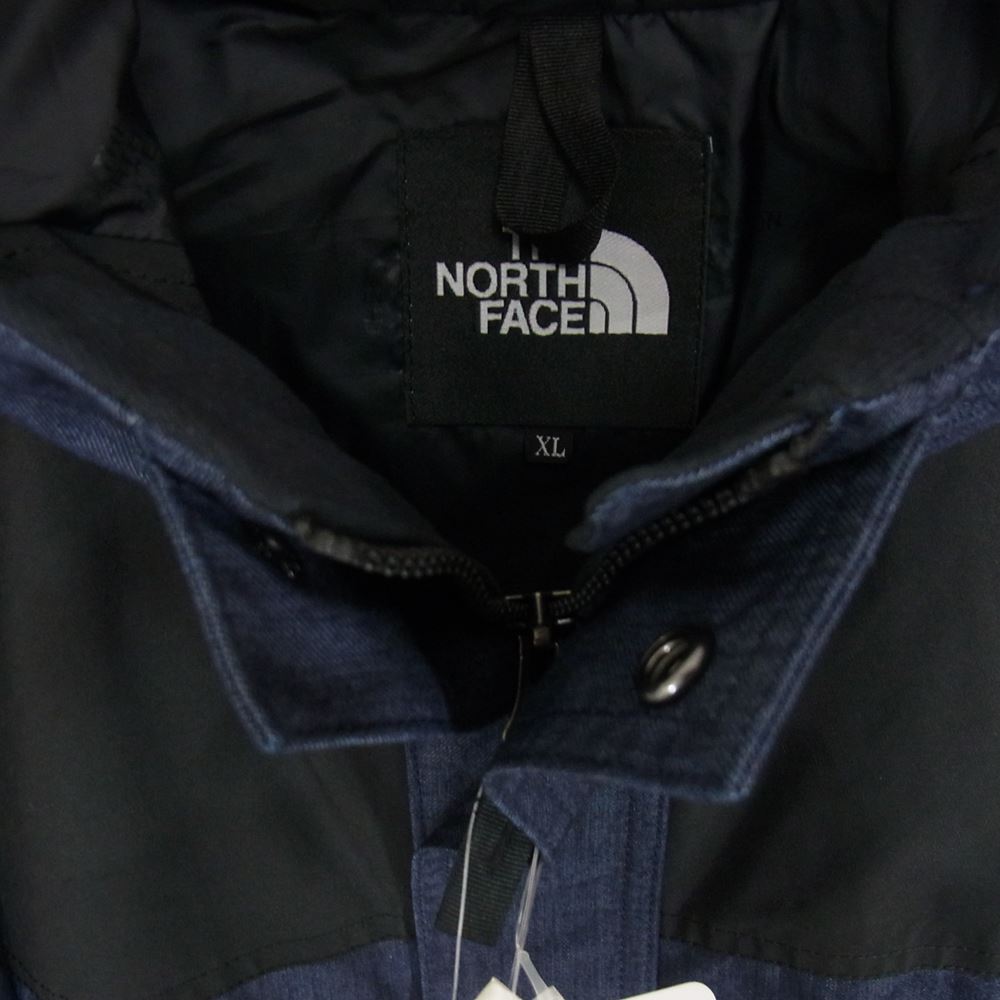 THE NORTH FACE ノースフェイス NP12032 MOUNTAIN LIGHT DENIM JACKET マウンテンライト デニム ジャケット ネイビー系 XL【極上美品】【中古】