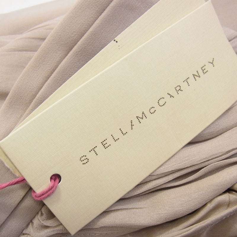 Stella McCartney ステラマッカートニー 2007 SR213 シルク100％ ロング ワンピース ドレス ベージュ系 40【中古】