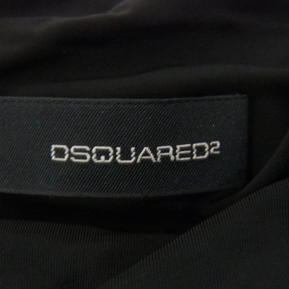 DSQUARED2 ディースクエアード 73CT057 ロング ワンピース ドレス 長袖 ブラック系 M【中古】