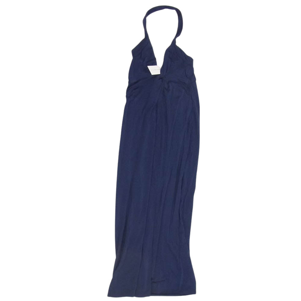 MAX MARA マックスマーラ ロング ドレス ワンピース ネイビー系 40【中古】