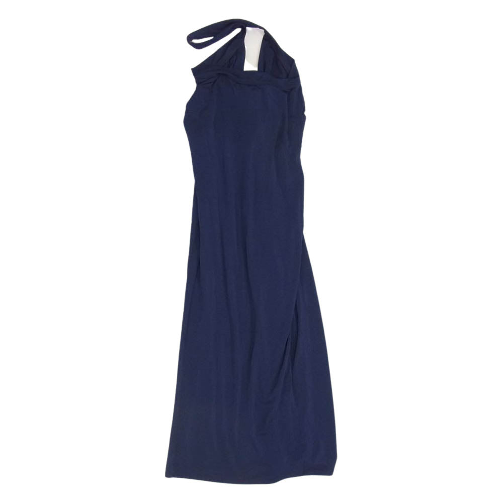 MAX MARA マックスマーラ ロング ドレス ワンピース ネイビー系 40【中古】