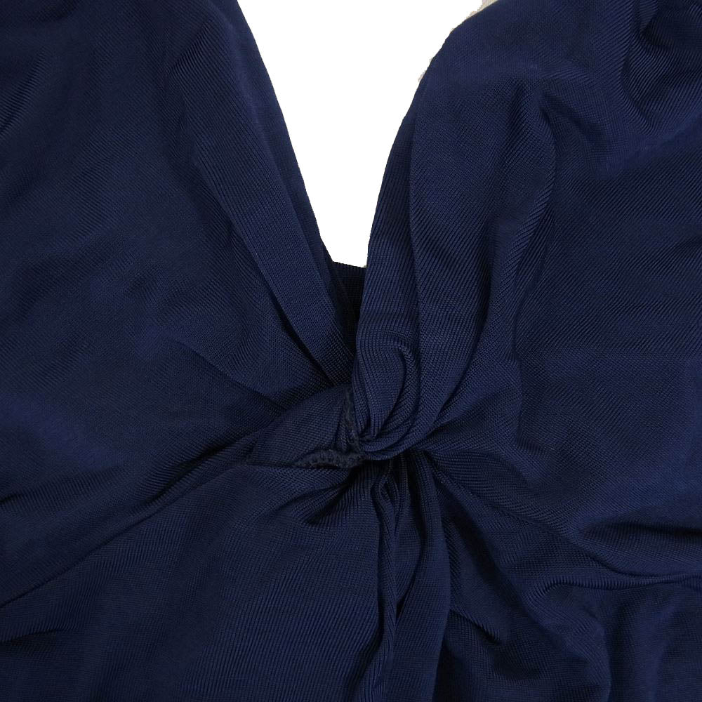 MAX MARA マックスマーラ ロング ドレス ワンピース ネイビー系 40【中古】