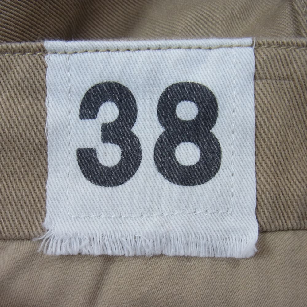 ワイパーインク 21WP69 フランス軍 1950～60年代 M-52 ヴィンテージ ツータック チノトラウザー ベージュ系 38【中古】