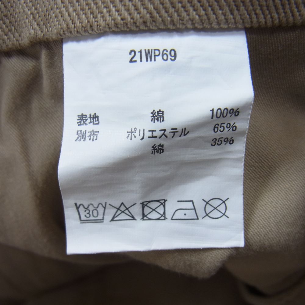 ワイパーインク 21WP69 フランス軍 1950～60年代 M-52 ヴィンテージ ツータック チノトラウザー ベージュ系 38【中古】