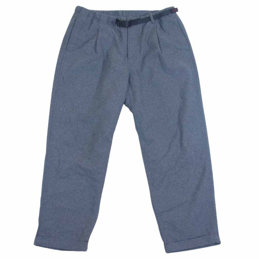 Gramicci グラミチ GMP-21F057 WOOL BLEND TUCK TAPERED PANTS ウール ブレンド タック テーパード パンツ グレー系 XL【中古】