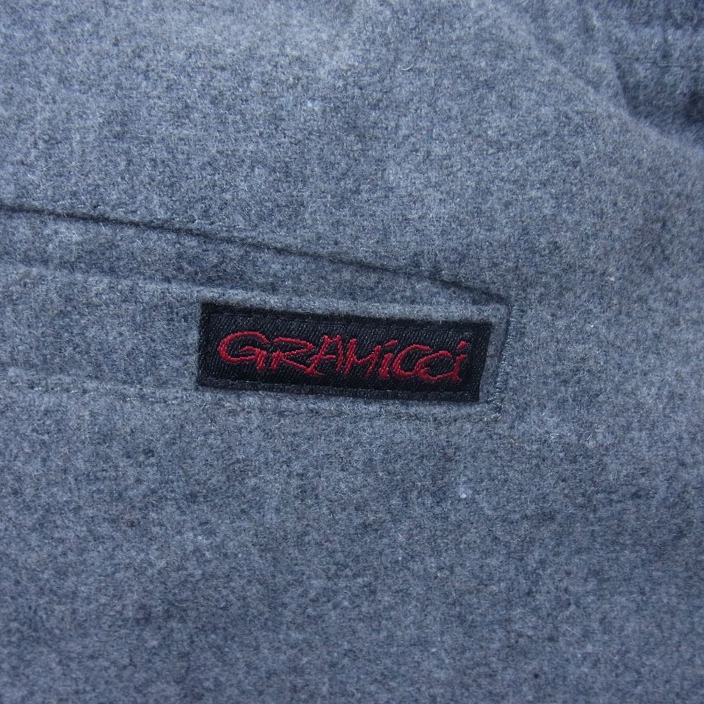 Gramicci グラミチ GMP-21F057 WOOL BLEND TUCK TAPERED PANTS ウール ブレンド タック テーパード パンツ グレー系 XL【中古】