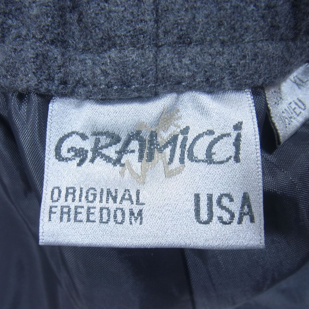Gramicci グラミチ GMP-21F057 WOOL BLEND TUCK TAPERED PANTS ウール ブレンド タック テーパード パンツ グレー系 XL【中古】