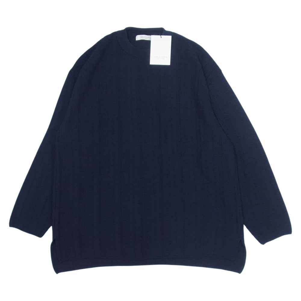 パブリックトウキョウ リラックス プルオーバー ニット ネイビー系 2【美品】【中古】