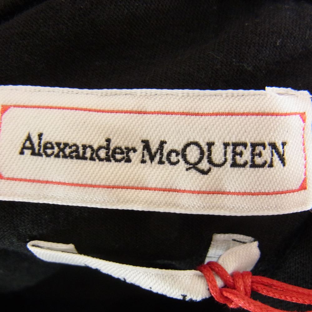 Alexander McQueen アレキサンダーマックイーン 658545 グラフィティ ペイントロゴ ジョガー スウェットパンツ ブラック ブラック系 38【美品】【中古】