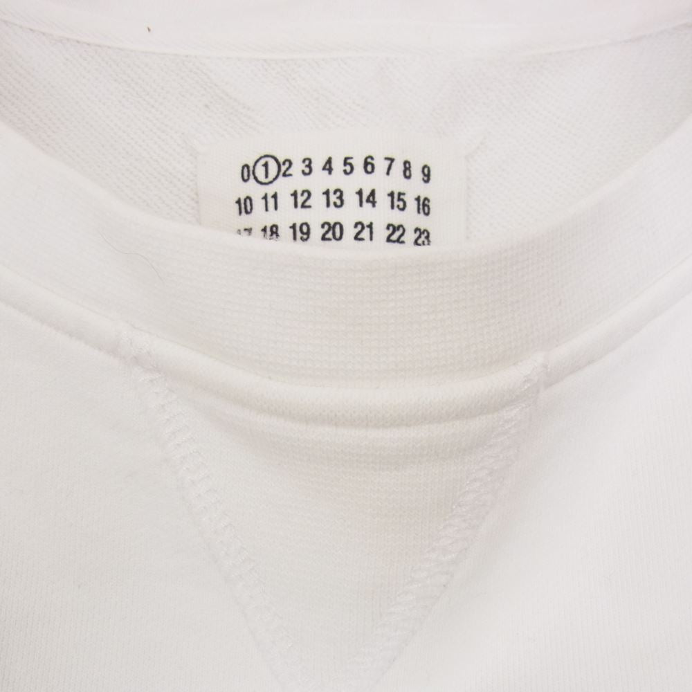 MAISON MARGIELA メゾンマルジェラ 22SS S51GU0112 １ライン フォトジェネレーター 四つタグ ４ステッチ スウェット トレーナー ホワイト ホワイト系 S【中古】