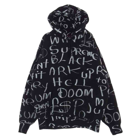 Supreme シュプリーム 20AW Black Ark Hooded Sweatshirt ブラック アーク フーデッド スウェットシャツ パーカー ブラック系 M【中古】