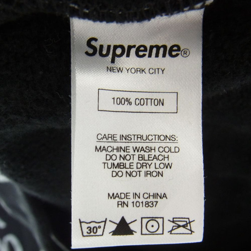 Supreme シュプリーム 20AW Black Ark Hooded Sweatshirt ブラック アーク フーデッド スウェットシャツ パーカー ブラック系 M【中古】