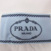 PRADA プラダ 3560A S212 1Y98 CROPPED JERSEY TEE クロップド ロゴプレート ダメージ加工 半袖 ジャージー Tシャツ ホワイト系 S【中古】