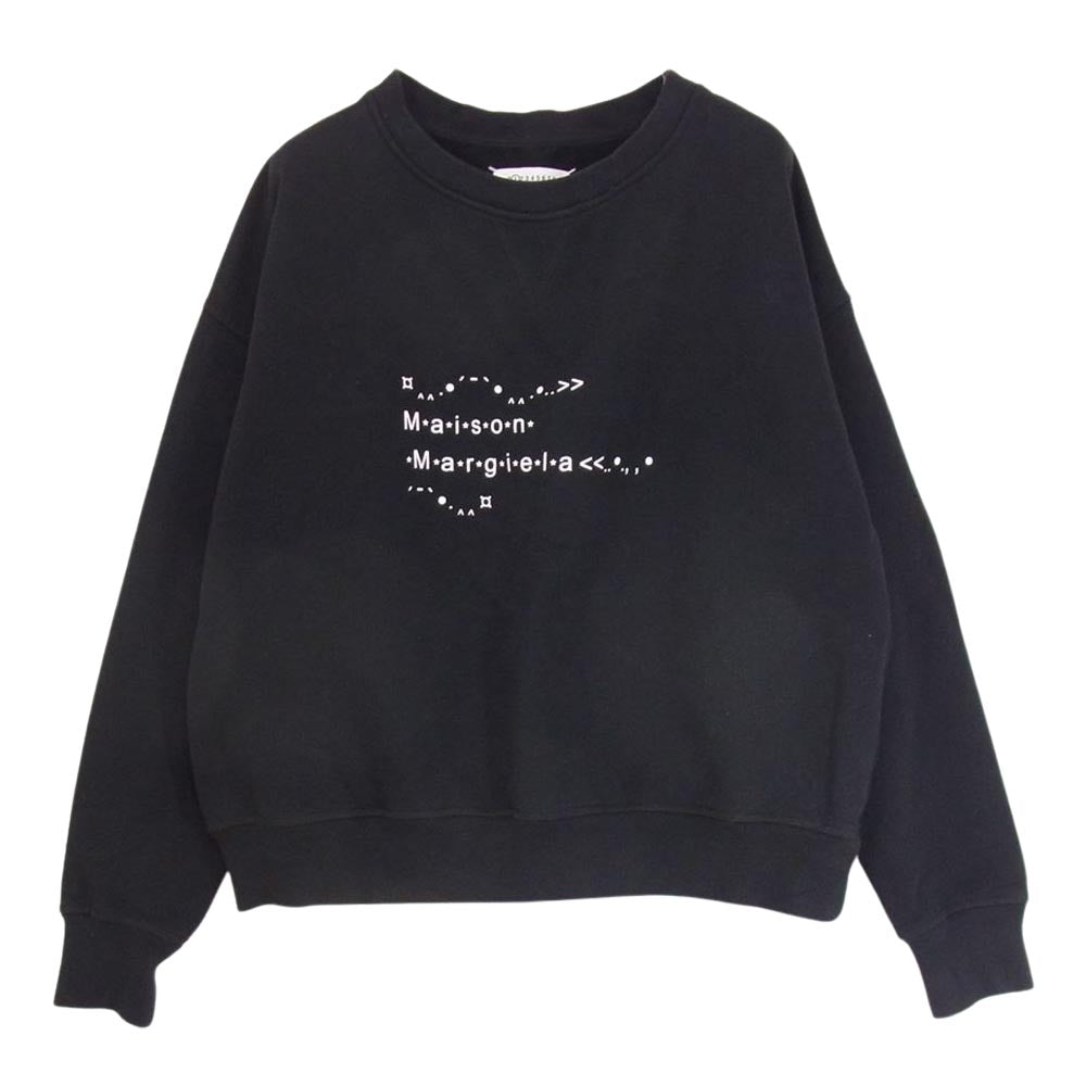 MAISON MARGIELA メゾンマルジェラ 22SS S51GU0112 国内正規品 1ライン フォトジェネレーター 四つタグ 4ステッチ スウェット トレーナー ブラック ブラック系 S【中古】