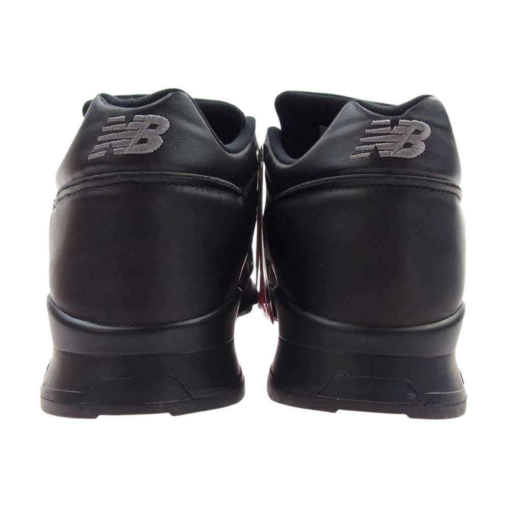 NEW BALANCE ニューバランス M1500TK MADE IN ENGLAND 英国製 レザー ローカット スニーカー ブラック系 28.5cm【新古品】【未使用】【中古】