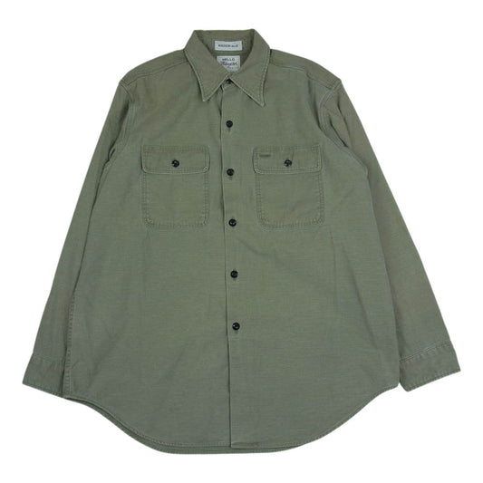 MADISON BLUE マディソンブルー 14AW MB14AW-08-3 HAMPTON WORK ハンプトン コットン ワーク 長袖 シャツ カーキ系 F【中古】