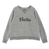 MADISON BLUE マディソンブルー MB224-7005 HELLO SWEAT L/S URAKE DYED 裏毛 ハロー プルオーバー スウェット グレー系 S【美品】【中古】