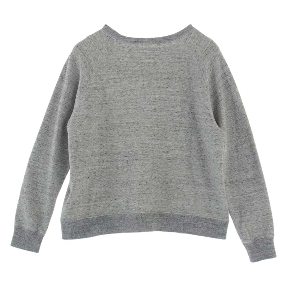 MADISON BLUE マディソンブルー MB224-7005 HELLO SWEAT L/S URAKE DYED 裏毛 ハロー プルオーバー スウェット グレー系 S【美品】【中古】