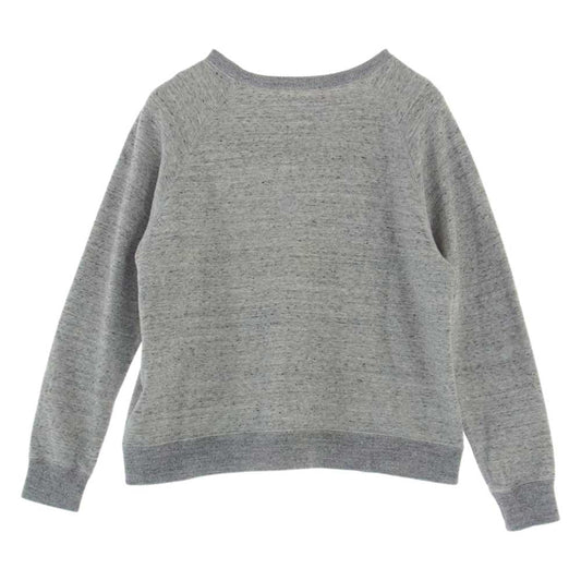 MADISON BLUE マディソンブルー MB224-7005 HELLO SWEAT L/S URAKE DYED 裏毛 ハロー プルオーバー スウェット グレー系 S【美品】【中古】