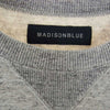MADISON BLUE マディソンブルー MB224-7005 HELLO SWEAT L/S URAKE DYED 裏毛 ハロー プルオーバー スウェット グレー系 S【美品】【中古】