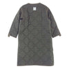 MADISON BLUE マディソンブルー MB214-2014 QUILTING NOCOLLAR COAT 高密度ナイロンリップストップ 撥水 キルティング ノーカラーコート カーキ系 S【新古品】【未使用】【中古】