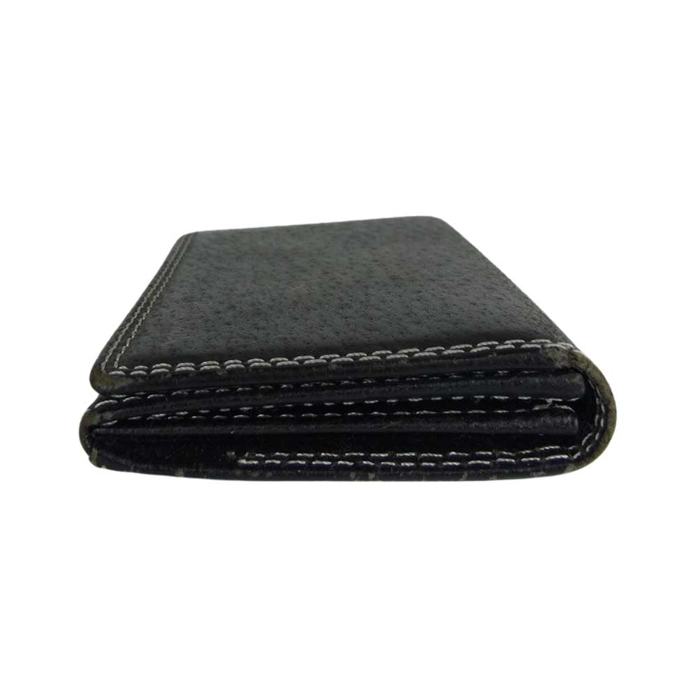 ポールスミス 名刺入れ カードケース パスケース  ブラック系【中古】