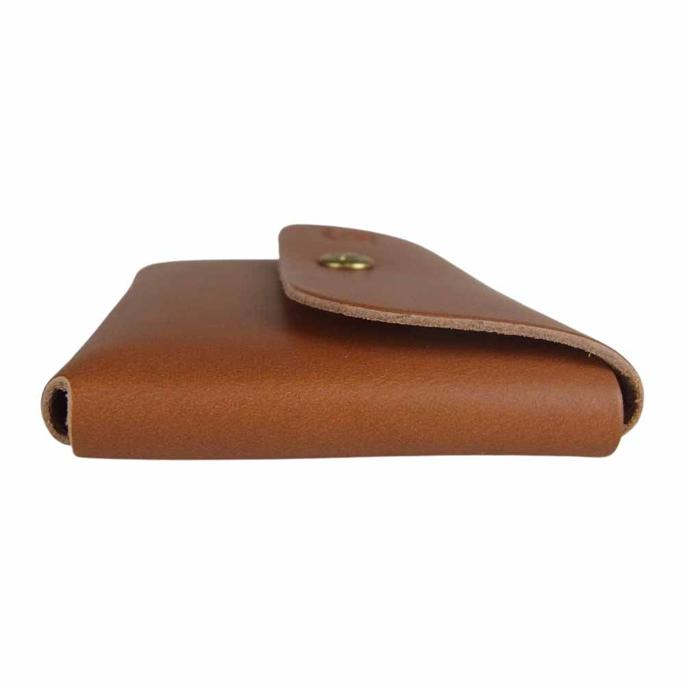 IL BISONTE イルビゾンテ カードケース パスケース 小銭入れ コインケース ブラウン  ブラウン系【中古】