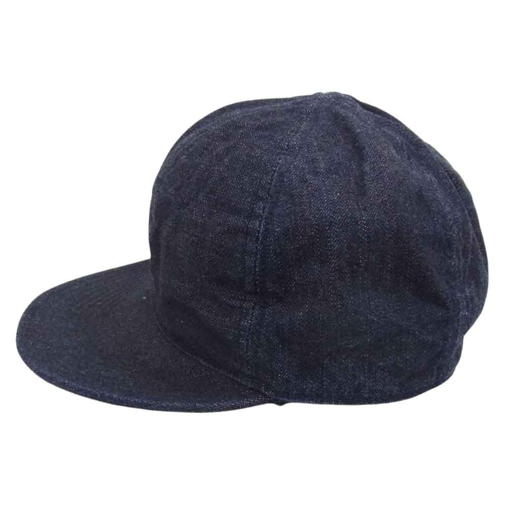 The REAL McCOY'S ザリアルマッコイズ MA16001 140 DEINM TYPE A-3 CAP デニム メカニカル キャップ インディゴブルー系 7 1/4【美品】【中古】