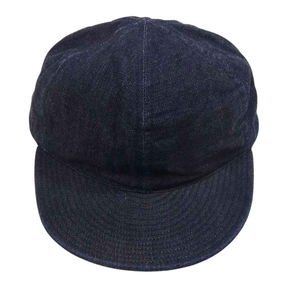 The REAL McCOY'S ザリアルマッコイズ MA16001 140 DEINM TYPE A-3 CAP デニム メカニカル キャップ インディゴブルー系 7 1/4【美品】【中古】