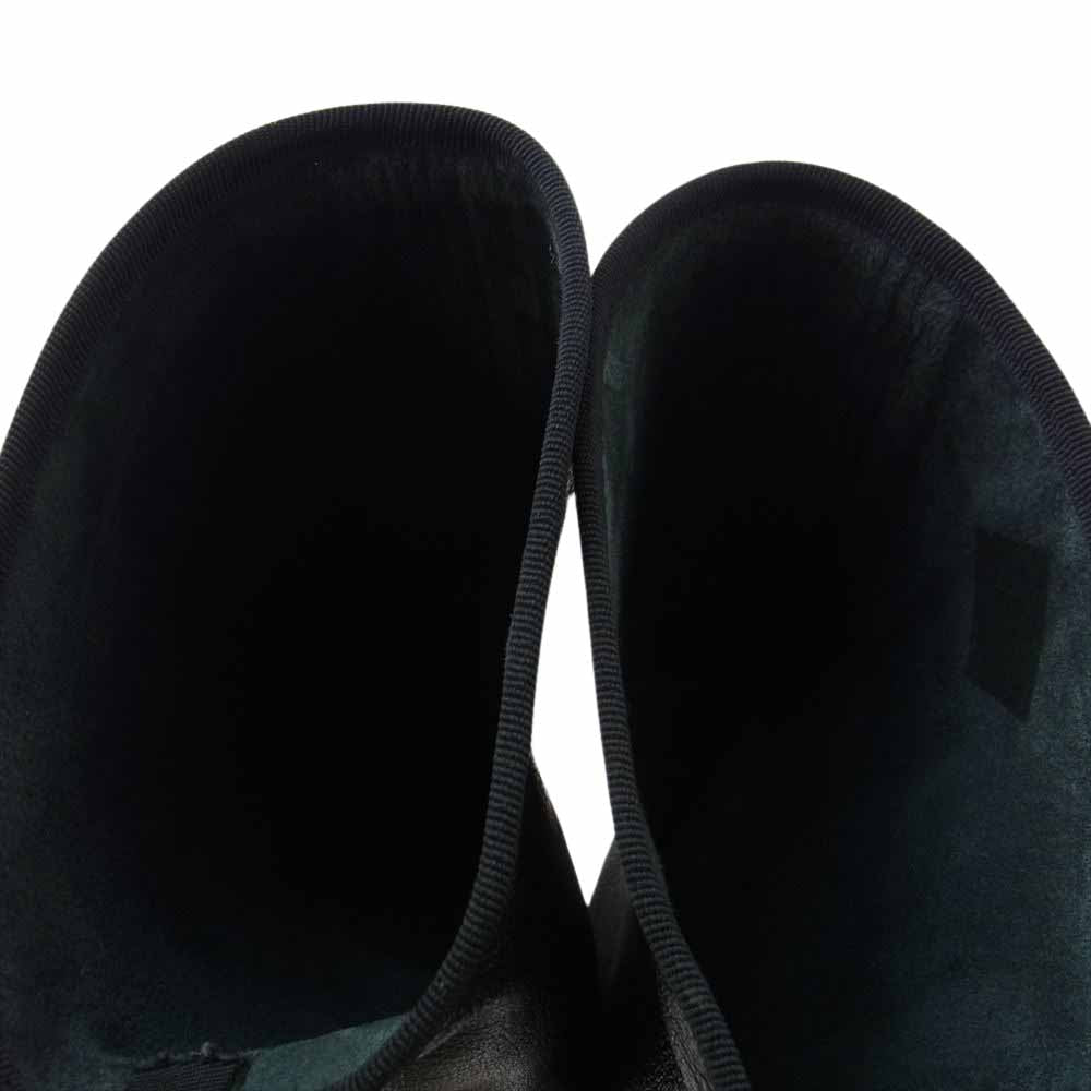 repetto レペット レザー ストレッチ ロングブーツ ブラック系 37【中古】
