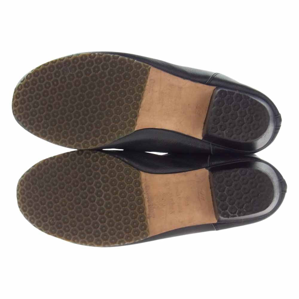 repetto レペット レザー ストレッチ ロングブーツ ブラック系 37【中古】