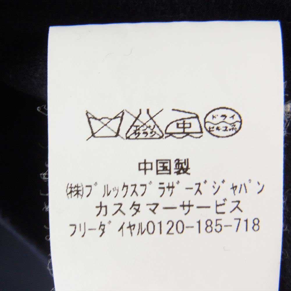Brooks Brothers ブルックスブラザーズ Loro Piana ロロピアーナ 裏地キュプラ ウール 比翼 チェスターコート ネイビー系 ０【中古】