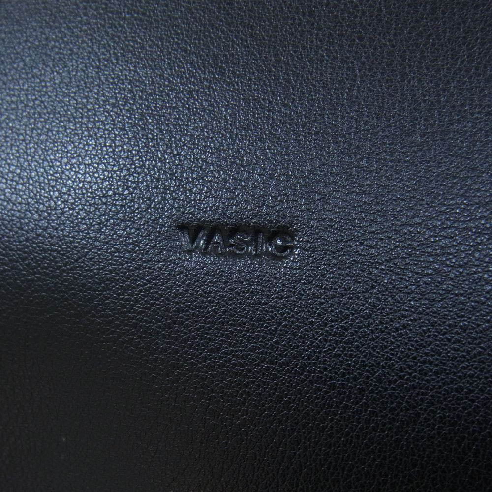 VASIC ヴァジック SAC サック レザー トートバッグ ブラック系【極上美品】【中古】