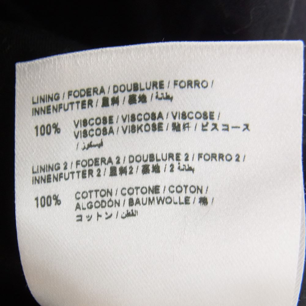OFF-WHITE オフホワイト ベルト付き チェック コート ブラック系 ホワイト系【中古】