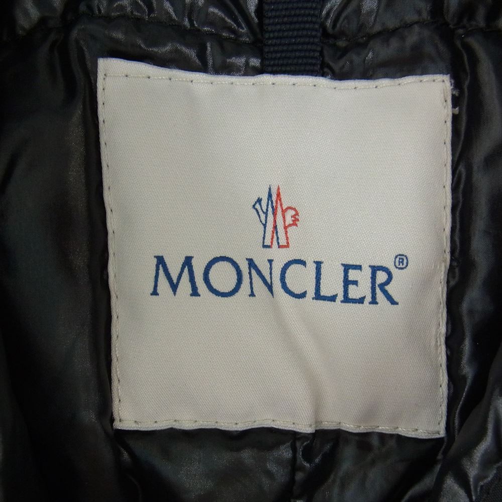 MONCLER モンクレール POITIERS ベルト付き ダウンジャケット ダウンコート ブラック系  0 【中古】