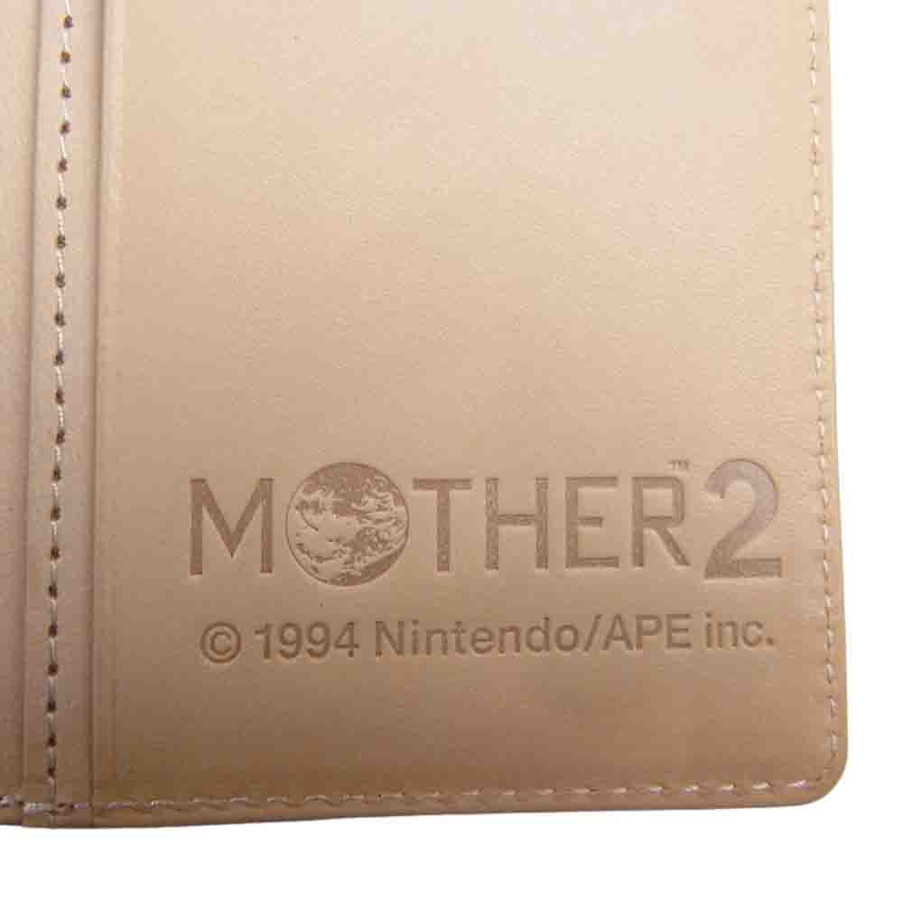 mother2 CAST マザー ヌメ革 手帳カバー ベージュ系【極上美品】【中古】