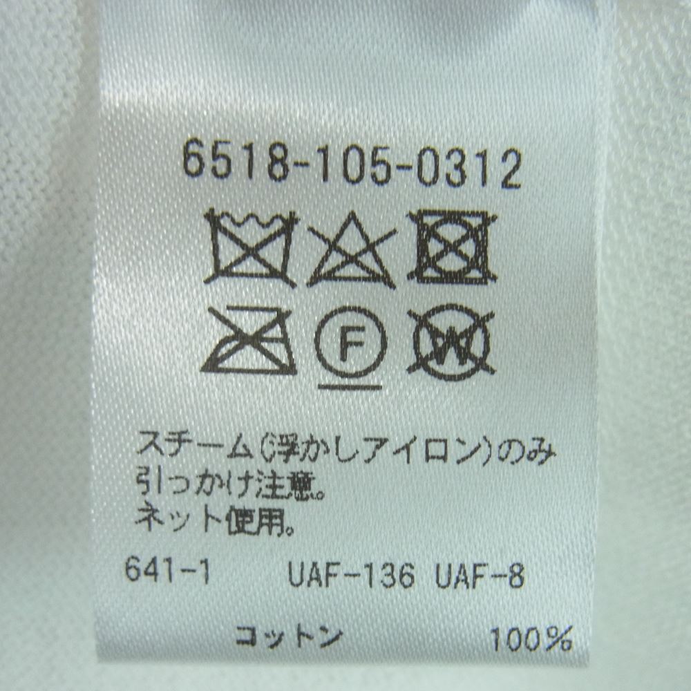 Drawer ドゥロワー 6518-105-0312 D MS CO16G CN PO SSL 16G クルーネック ショートスリーブ 半袖 ニット ホワイト系 2【中古】
