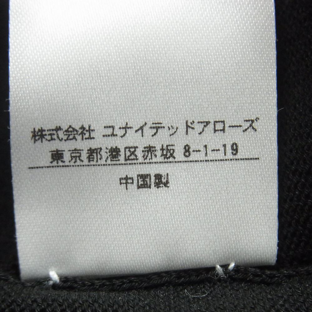 Drawer ドゥロワー 6513-106-0845 D SP CO16G テンジク スカシ VN 16G コットン 天竺 透かし編み Vネック ニット ブラック系 1【中古】