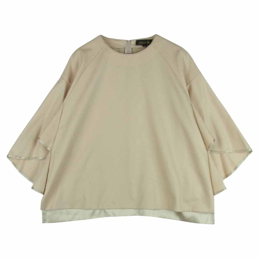 Drawer ドゥロワー 19SS 6517-206-0515 D PRE2 WO SI FLR/SL フレアスリーブ プルオーバー カットソー ベージュ系 1【中古】