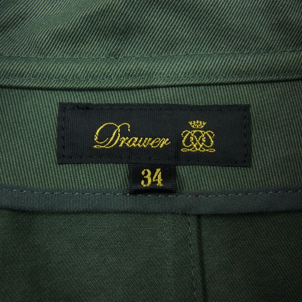 Drawer ドゥロワー 22SS 6522-299-0543 NIDOM M65 ミリタリー フィールド スタンドカラー ジャケット カーキ系 34【中古】