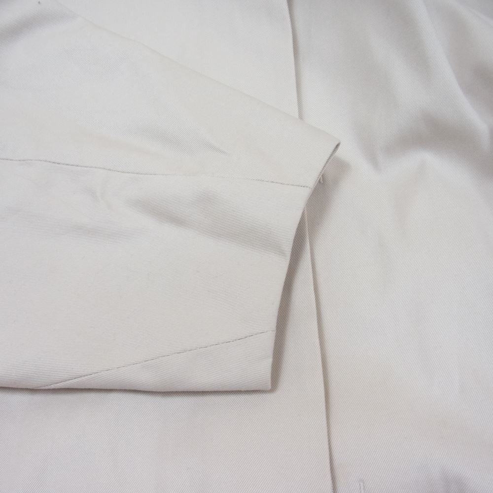 Drawer ドゥロワー 6525-299-0780 2021年モデル コットンギャザー ノーカラー ワンピース コート ベージュ系 36【中古】