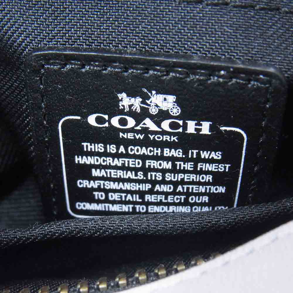 COACH コーチ 37395 キティスワッガー レザー 2Way ショルダー バッグ パープル系【中古】