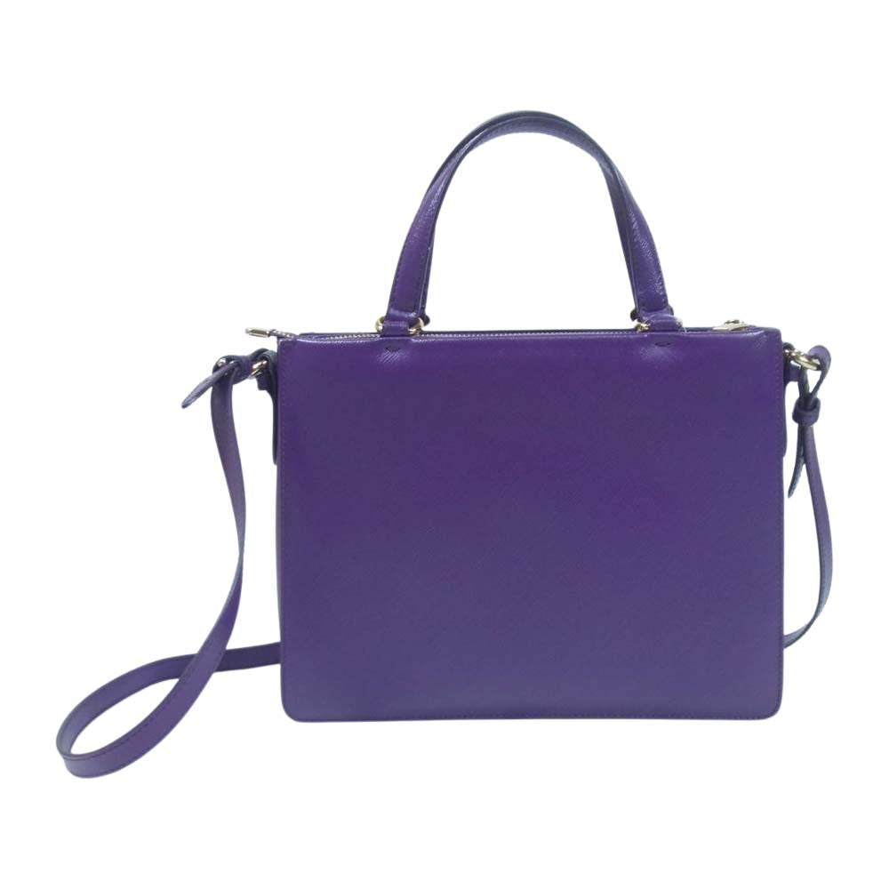 Salvatore Ferragamo サルヴァトーレフェラガモ ヴァラ トレーシー 2WAY ショルダー ハンド バッグ パープル系【中古】
