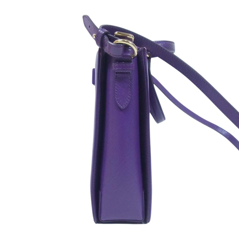 Salvatore Ferragamo サルヴァトーレフェラガモ ヴァラ トレーシー 2WAY ショルダー ハンド バッグ パープル系【中古】